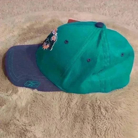 NFL Apparel Reebok Miami Dolphins hat, green and blue, one size - Picture 5 of 9